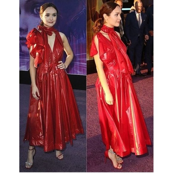 NEW CALVIN KLEIN 205W39NYC SILVER GLITTER LEATHER CRYSTAL SANDALS SIZE 9 - Picture 3 of 11